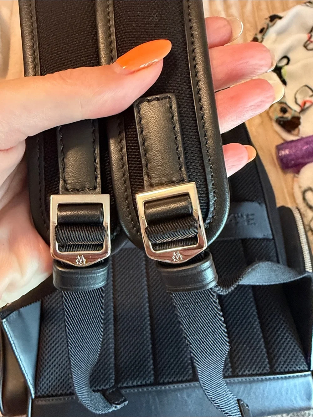 Rimowa Canvas Calfskin Never Still small backpack